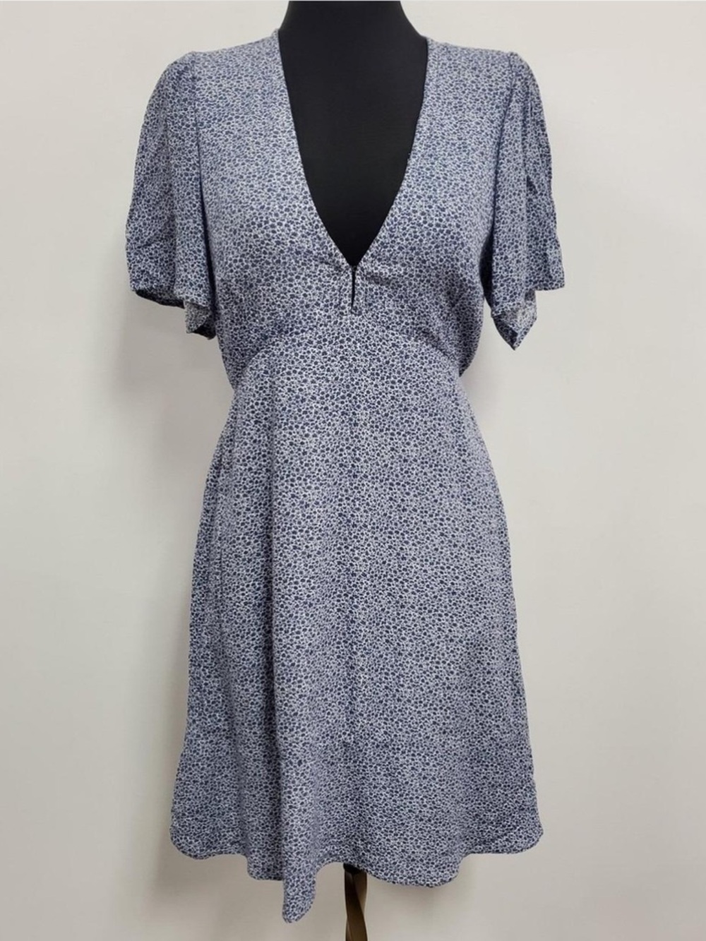 Abercrombie & Fitch Light Blue Floral Mini Dress